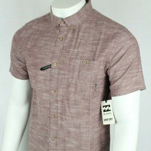 NWT! Billabong Men's All Day Short‎ Sleeve Shirt XL